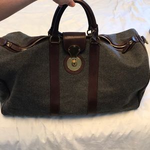 Ralph Lauren Wool Duffel-Travel Bag